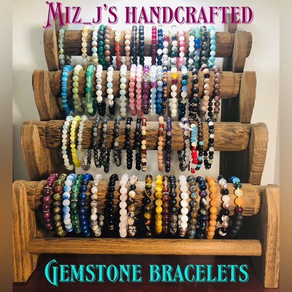 Jewelry - *Like This for notifications* Miz_J’s Handcrafted Gemstone Bracelets show!!
